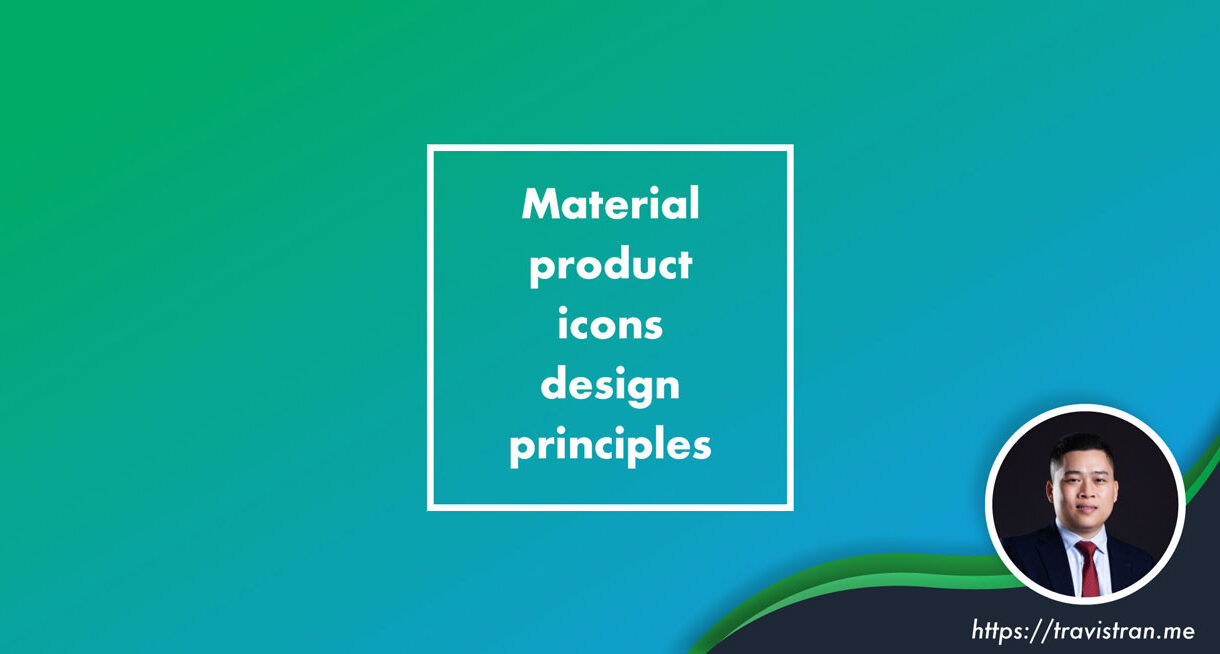 Material product icons design principles 1