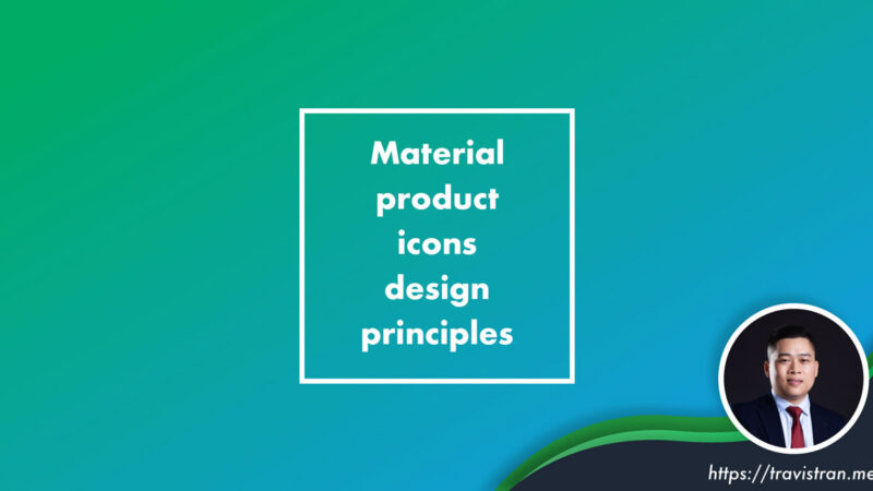 Material product icons design principles 1