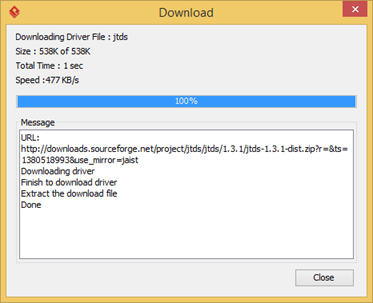 Automatic download driver file