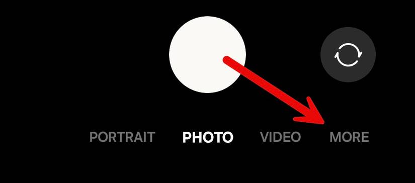 Tap the More button.