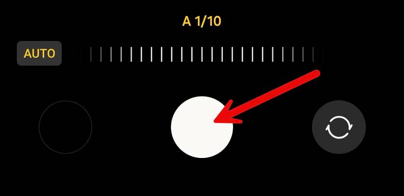 Tap the shutter button.