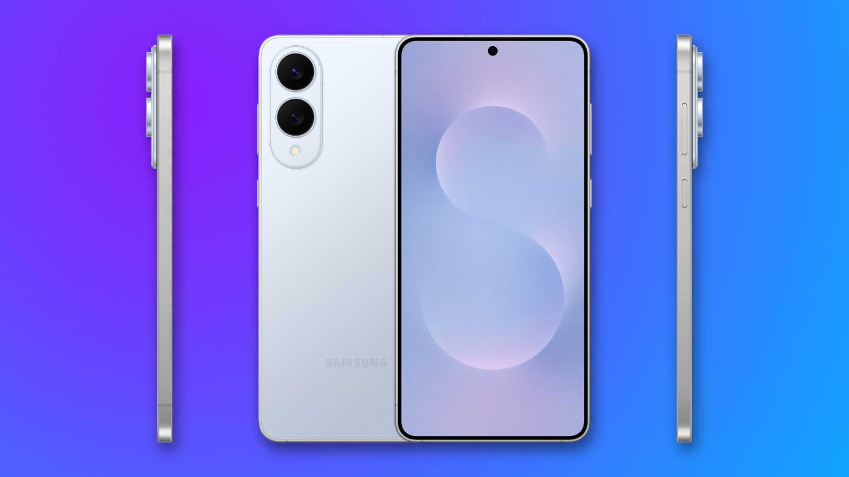 Samsung Galaxy S25 Edge front and sides.