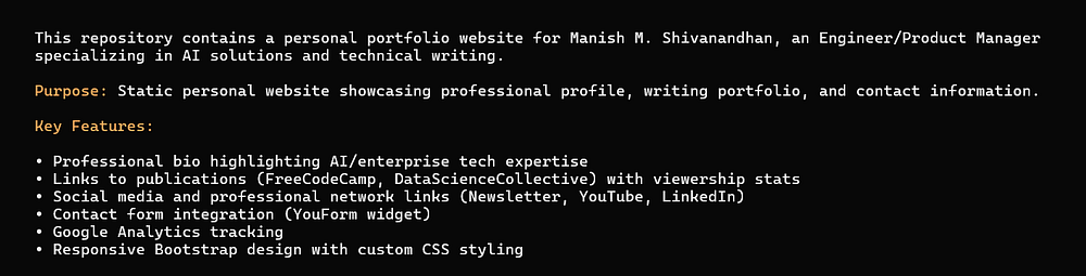 Opencode project summary