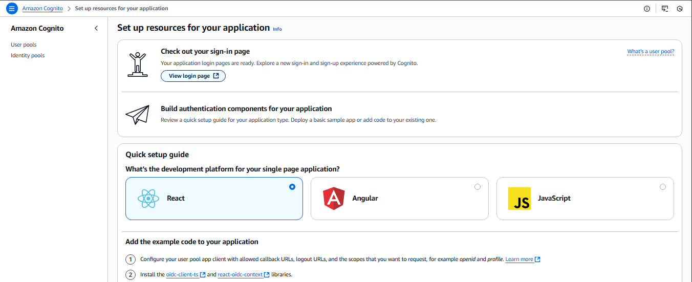 Cognito App Client Login URL