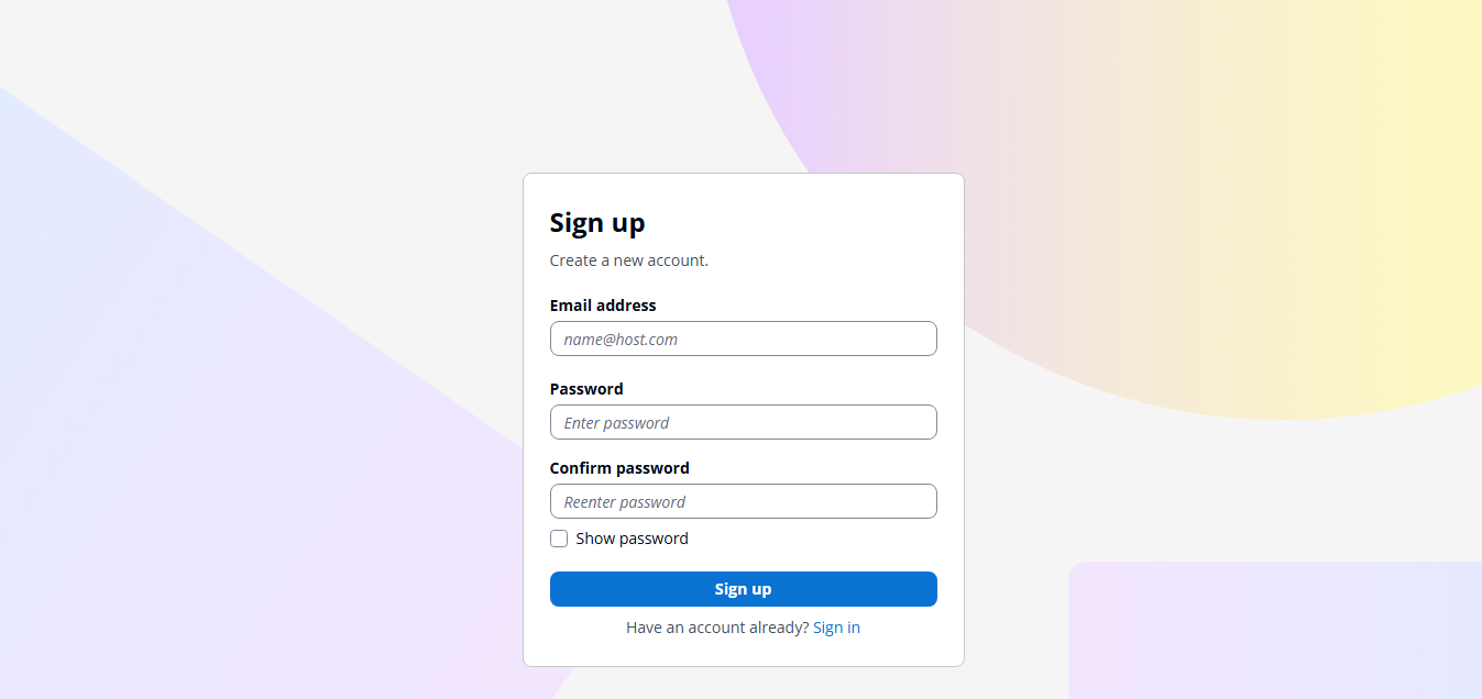 Cognito Create New User