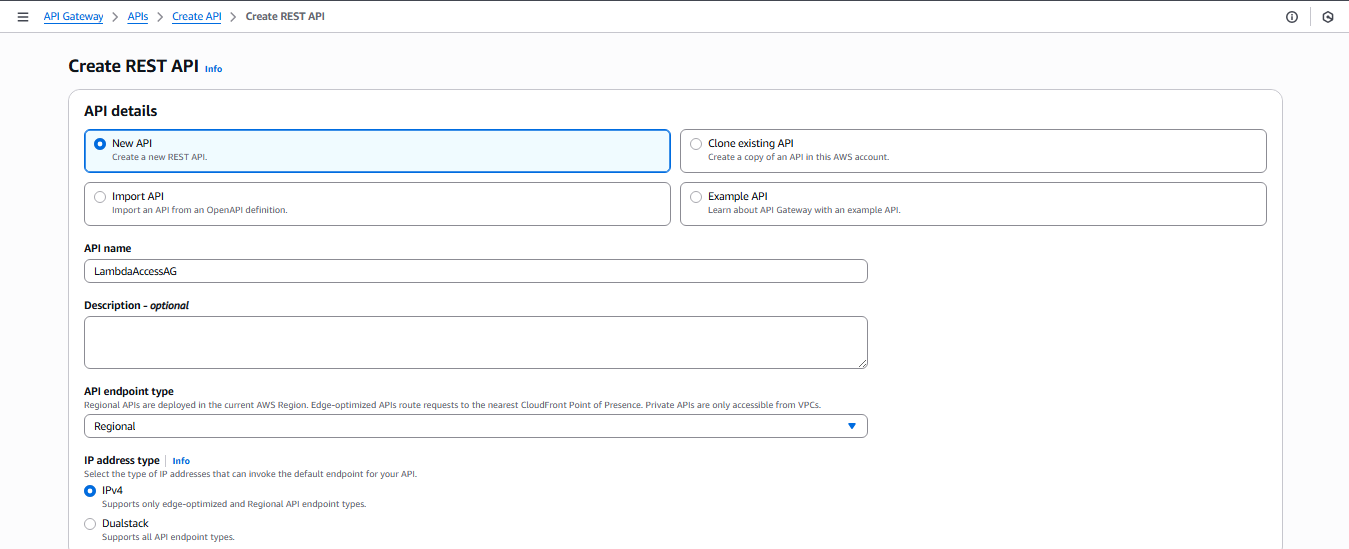 API Gateway Configuration
