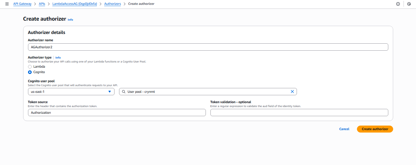 Authorizer2 Configuration