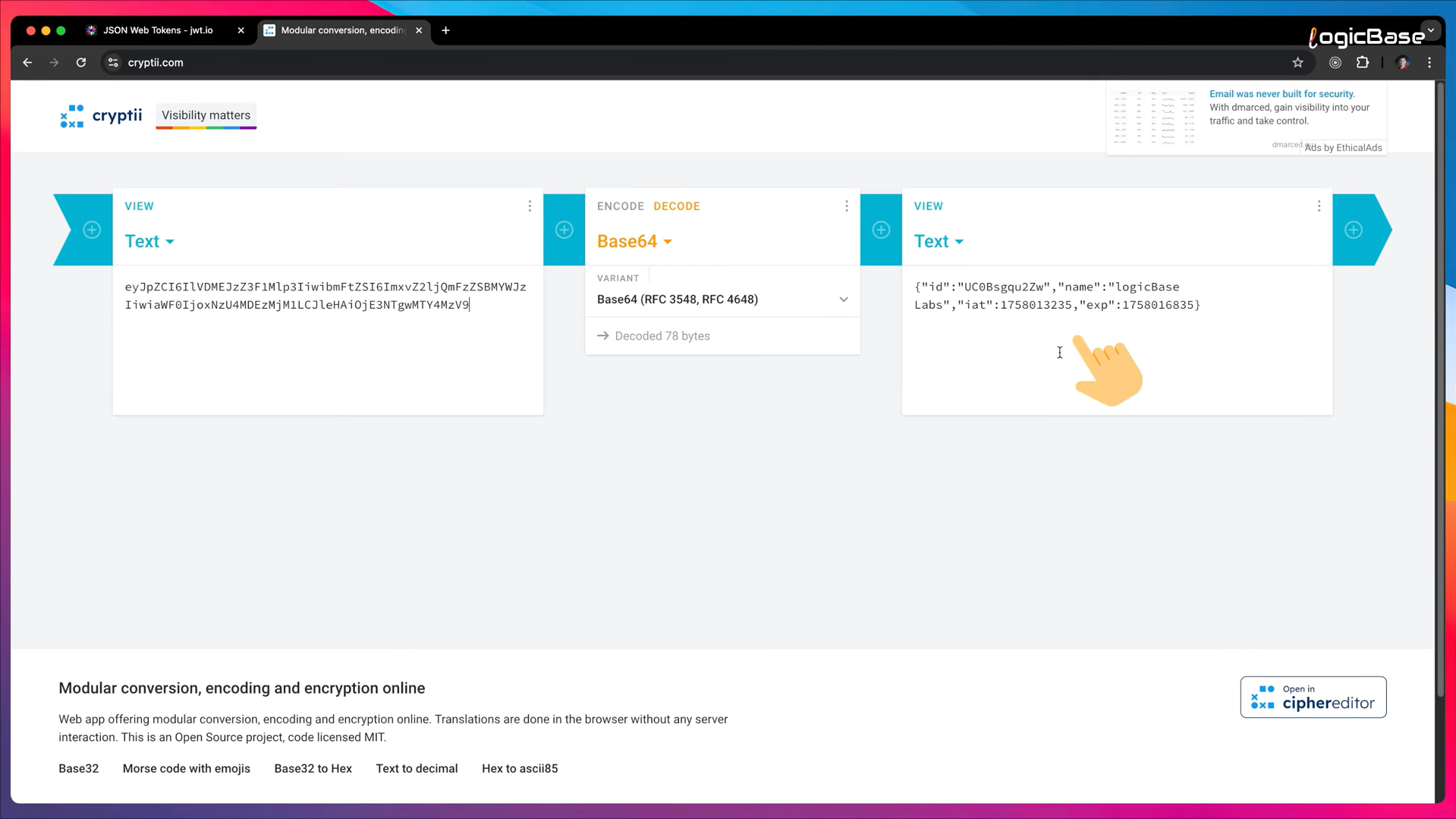 Base64 Encode Decode