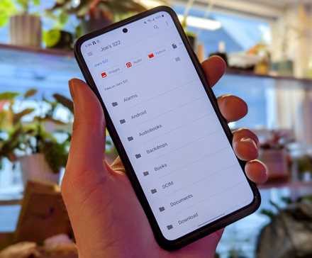 Android phone file manager.