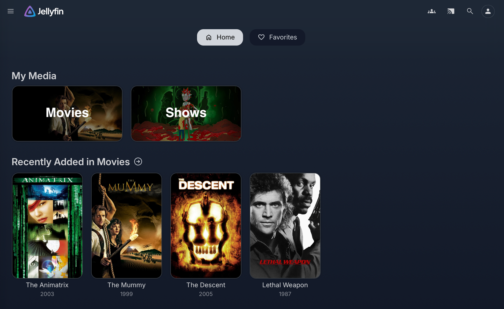 ElegantFin theme for Jellyfin.